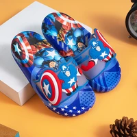 disney marvel childrens slippers boys and girls summer cartoon beach non slip soft soled indoor shoes home sandals