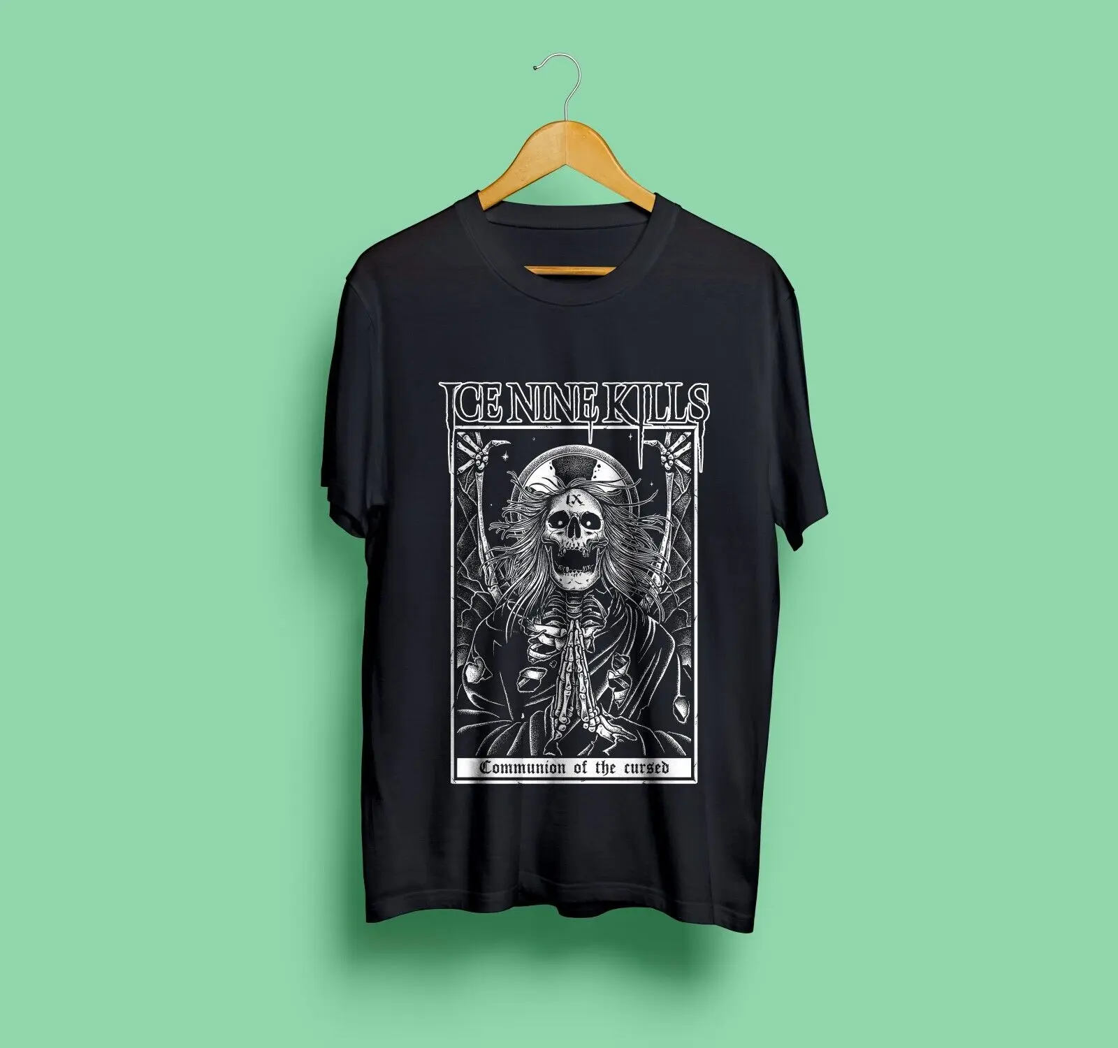 Черная футболка с длинным или коротким рукавом Ice Nine Kill