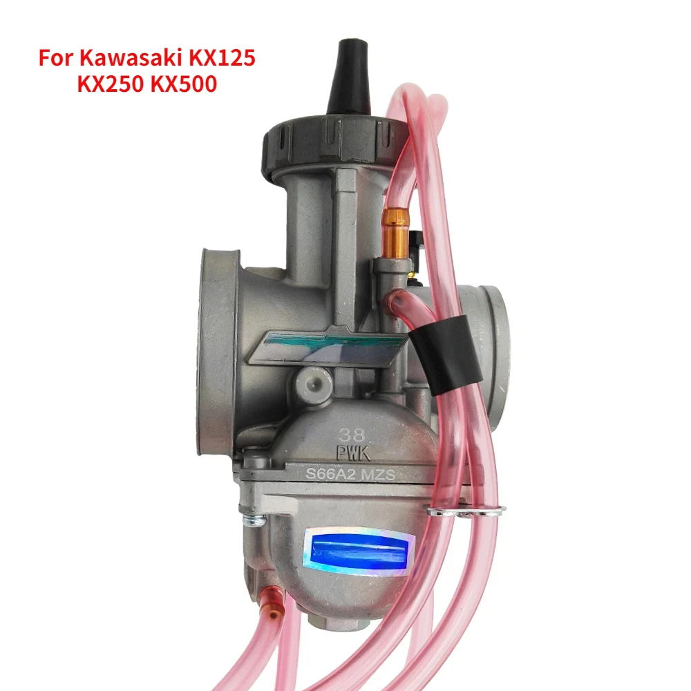 Карбюратор PWK38 для Kawasaki KX125 KX250 KX500 Moto Carb Keihin 38 мм Air Striker PWK Carburador KX 125 250 500 Carburatore
