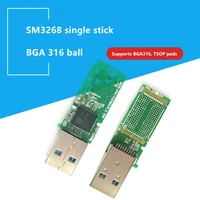 2pcs sm3268 u disk master support 3d flash memory bga316 up to 8ce usb3 0 led tv bar
