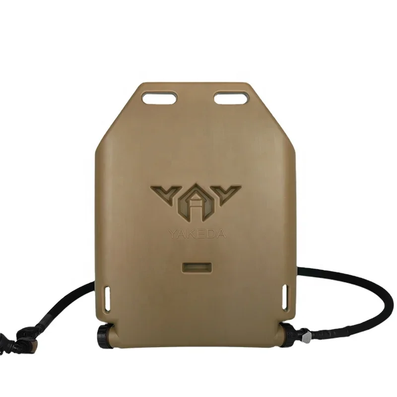 

Gear ESAPI Cooling Water Bottle Tactical Insert Plate Curve Safety Hydration Carrier with Drink Tube