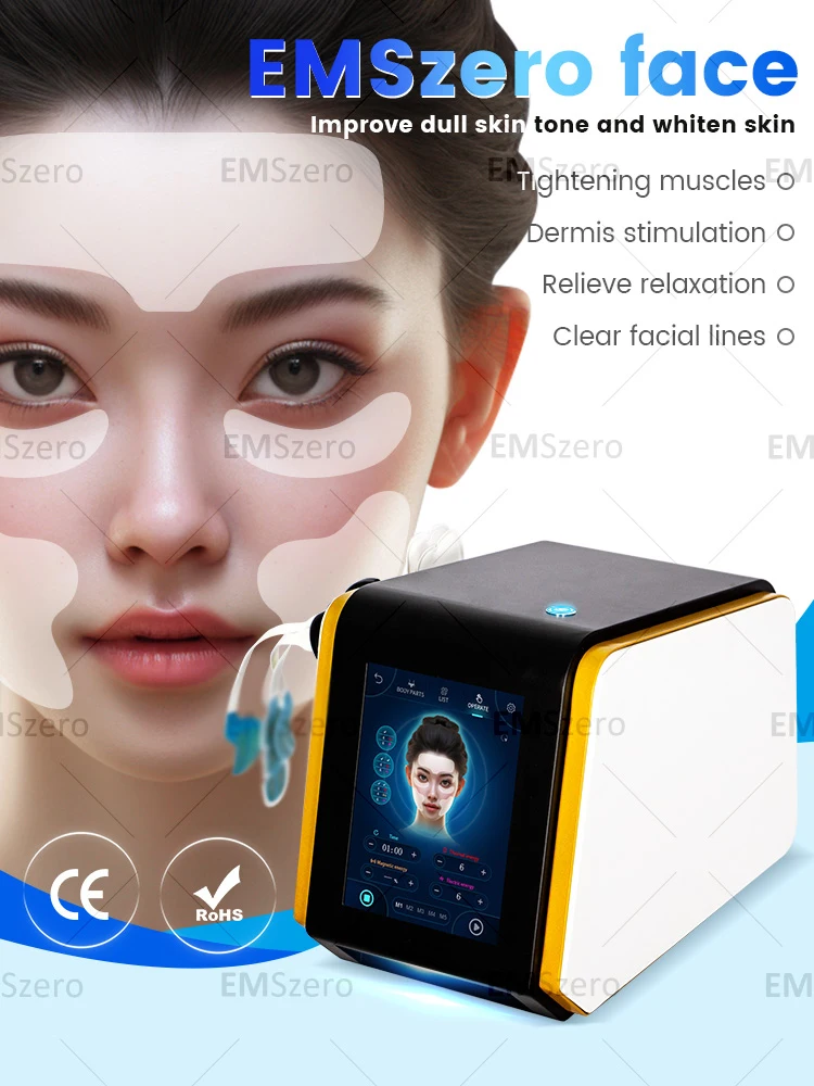 Фото Профессиональная электростимуляция лица Emrf Face Ems RF машина для подтяжки лица PEFACE Sculpt подушечки для лица массажер устройство №2