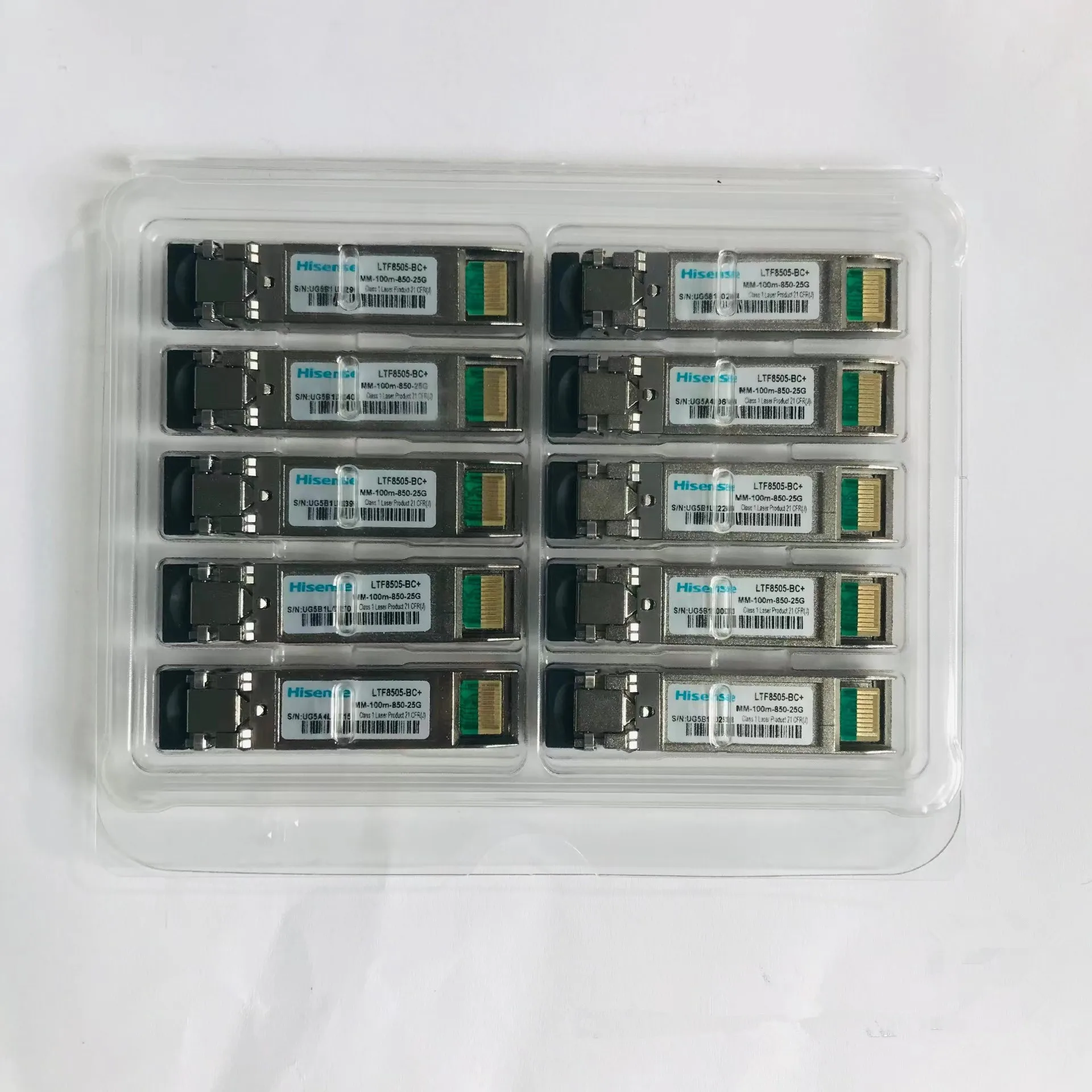 Hisense 25G optical fiber module sfp/LTF8505-BC+ MM-100M-850-25G/Hisense Fiber optical module SFP 25G