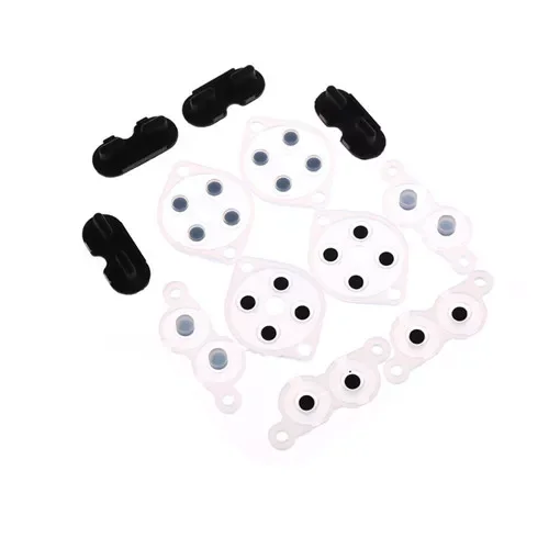 

Sets Conductive Silicone Buttons Pads Replacement For Nintendo NES Controller