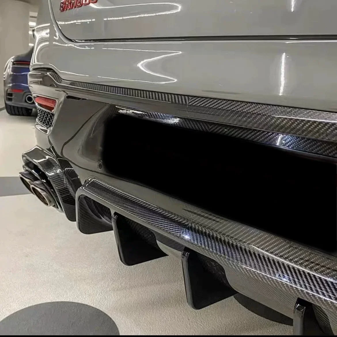 Комплект кузова Brabu s Style из углеродного волокна для Mercedes Benz GLE450 GLE53 GLE63 Coupe SUV