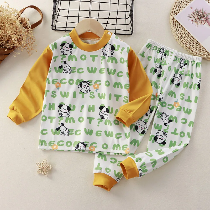 

Новый осенний костюм детское нижнее белье штаны из чистого хлопка длинные штаны для девочек для мальчиков осень-зима детские пижамы пижамные штаны