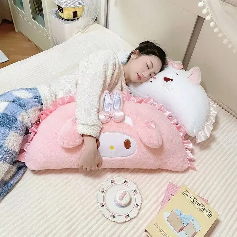 Фото Мягкая подушка-спинка Kawaii Sanrio My Melody для кровати, общежития, эркера, с милым дизайном для девочек №2