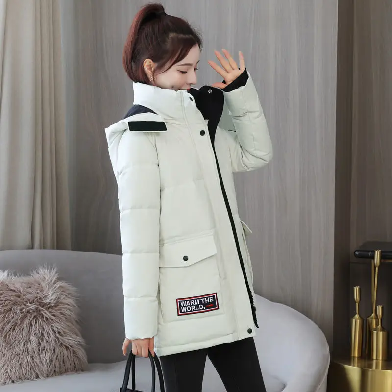 

Women Fashion Thin Cotton Padded Clothes Female Warm Parka Coat Vintage Long Sleeve Outerwear Ladies Shirt Jacket Chic Tops G207