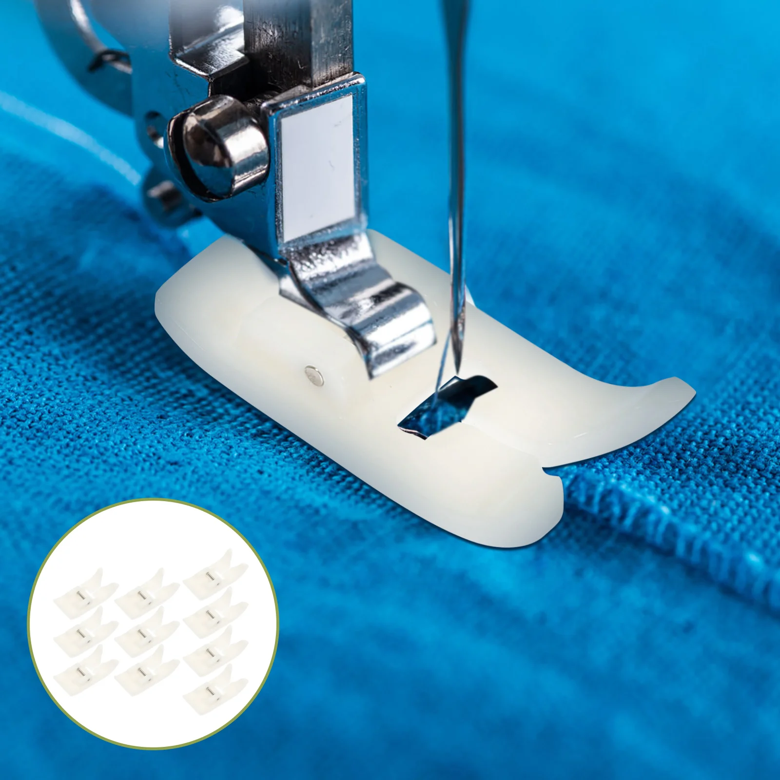 

Sewing Presser Foot Machine Feet Zipper Stitching Snaphousehold Pressure Professional Convenient Rolled Portable Walking Steel