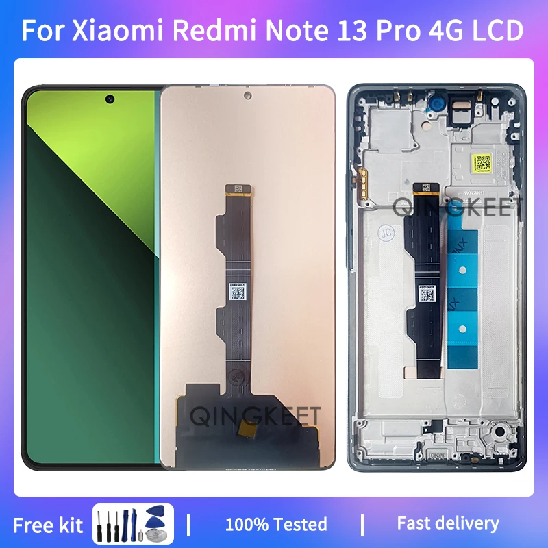 ЖК-дисплей 6 67 дюйма для Xiaomi Redmi Note 13 Pro 4G 2312DRA50C сенсорный экран с дигитайзером в