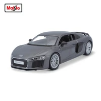 maisto 124 audi r8 v10 plus alloy car model die casting static precision model collection gift toy tide play