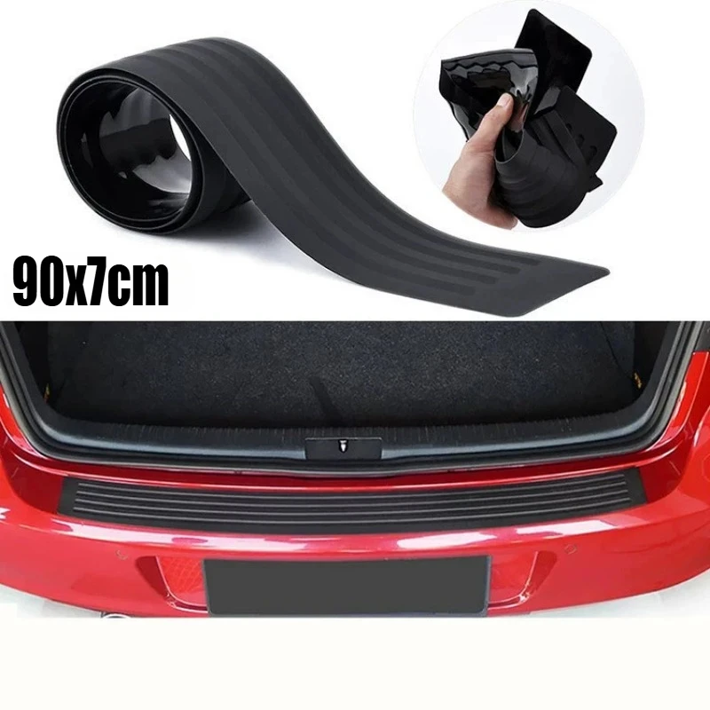 

Универсальная Защитная Пластина Для Порога Багажника Автомобиля, Резиновая Молдинговая Накладка Против Царапин, Стайлинг