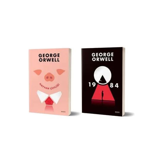 

George Orwell 2 Book Set (1984 Animal Farm) Turkish books world literature national literary lyric comedy