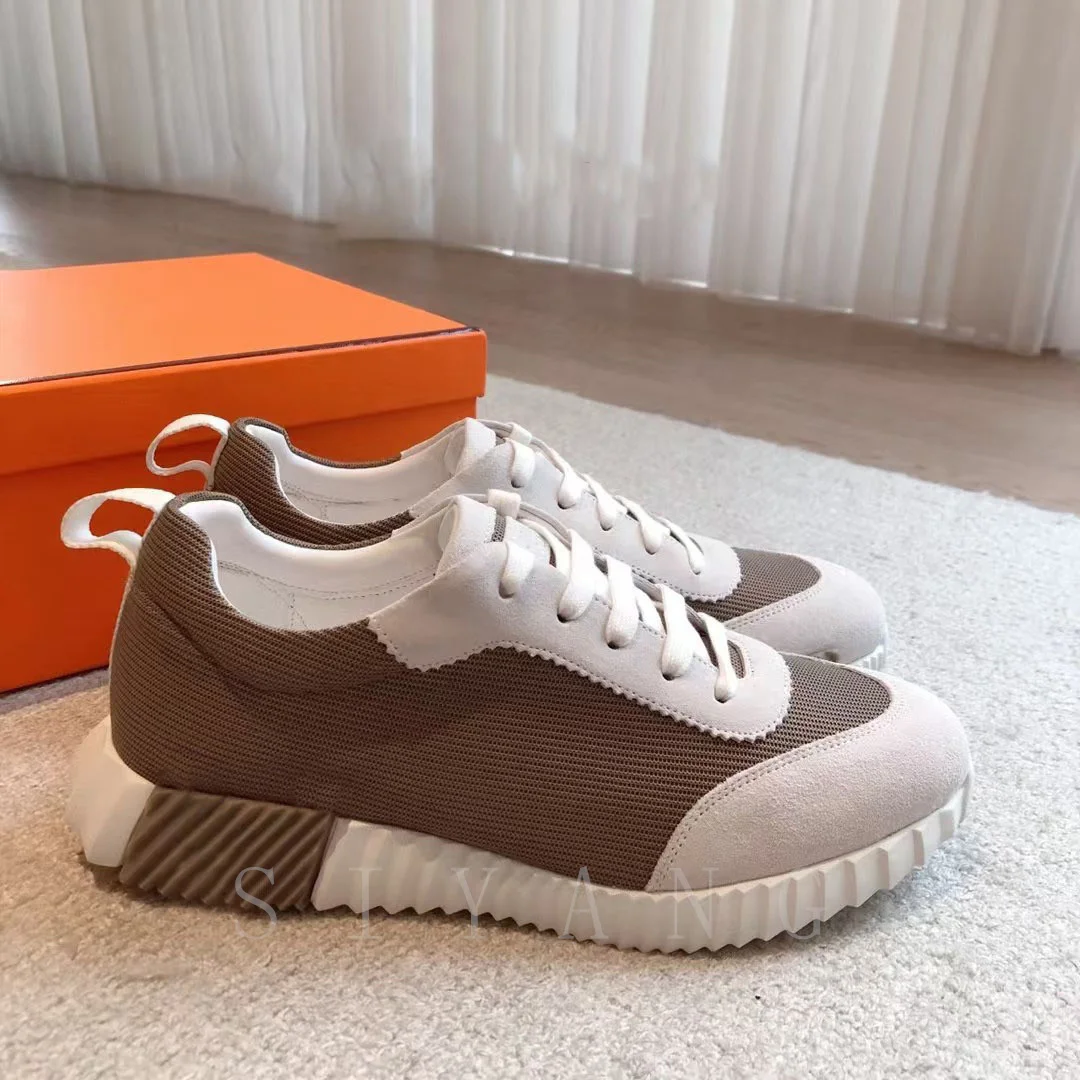 Классические модные прогулочные туфли дышащие нескользящие на плоской подошве с