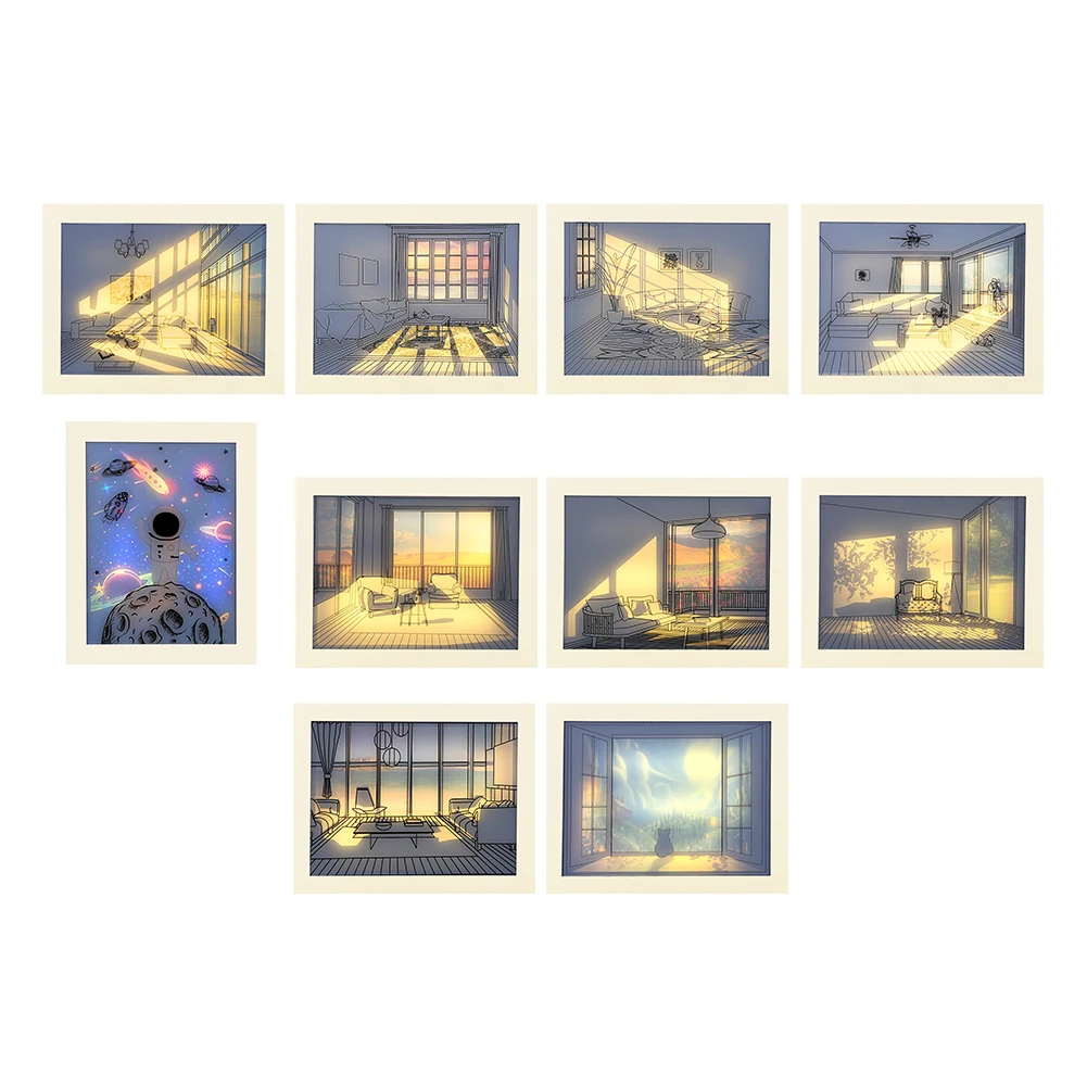 

Фоторамка с USB-подсветкой, 3 цвета