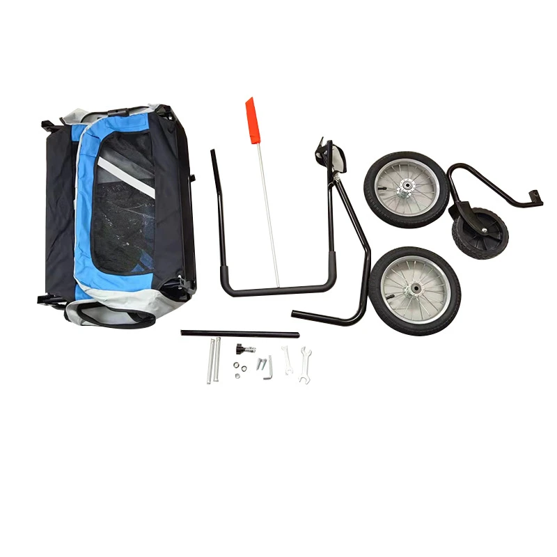 Велосипедный прицеп для собак тележка домашних животных переноска велосипеда с