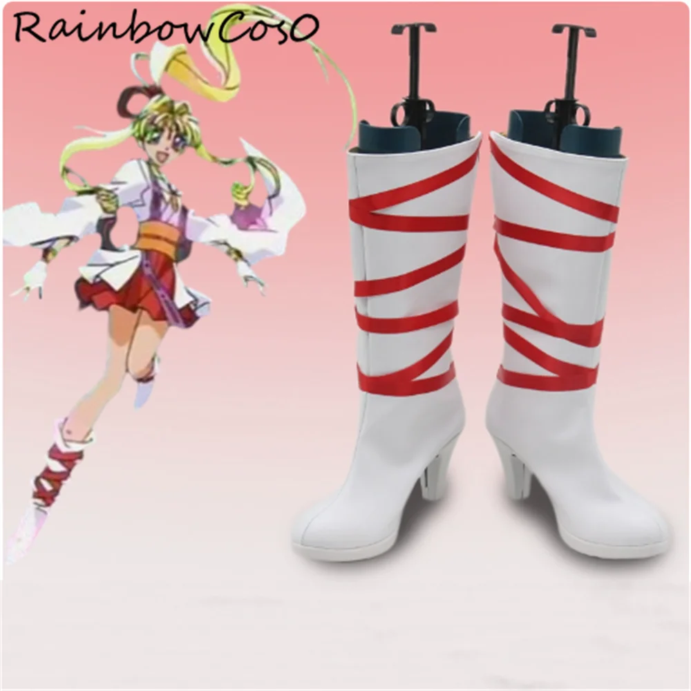Kusakabe Maron Kaitou Jeanne Kamikaze Phanto Обувь для косплея Сапоги Игра Аниме Хэллоуин Рождество