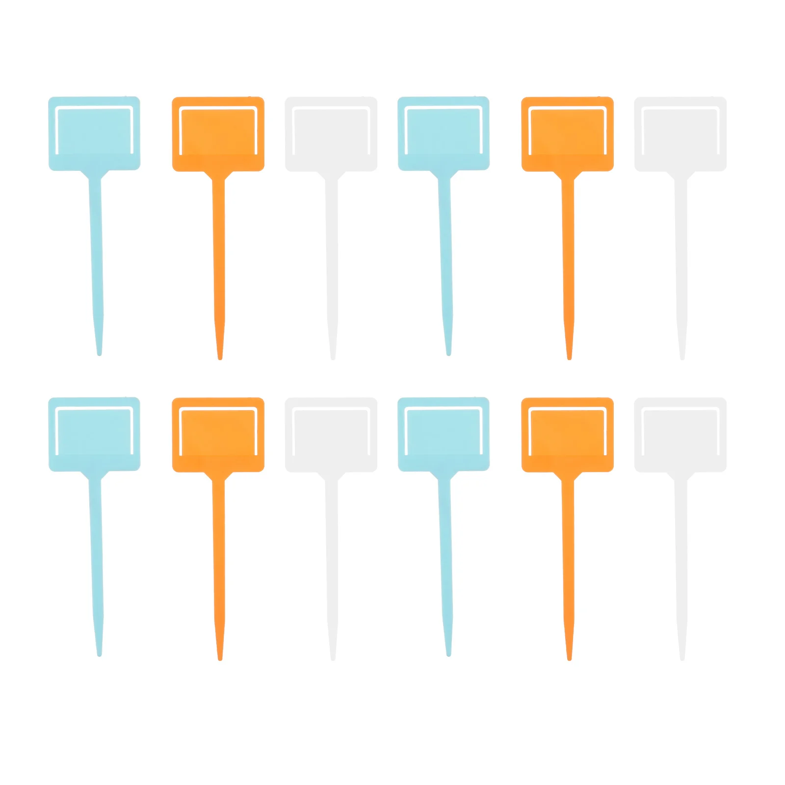 

45pcs Plant Labels Thickened Floral Nursery Garden Tags Flower Markers Plant Marking Pole for Home Shop (Mixed Color)