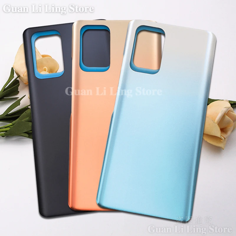 

10 шт., задняя крышка батарейного отсека для Xiaomi Redmi Note 10 Pro M2101K6I