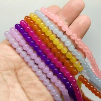 100pcs 6mm round opaque glass loose spacer beads wholesale bulk lot for jewelry making diy crafts findings
