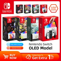 Комплект Nintendo Switch OLED белого цвета с 7-дюймовым экраном и джойстиком