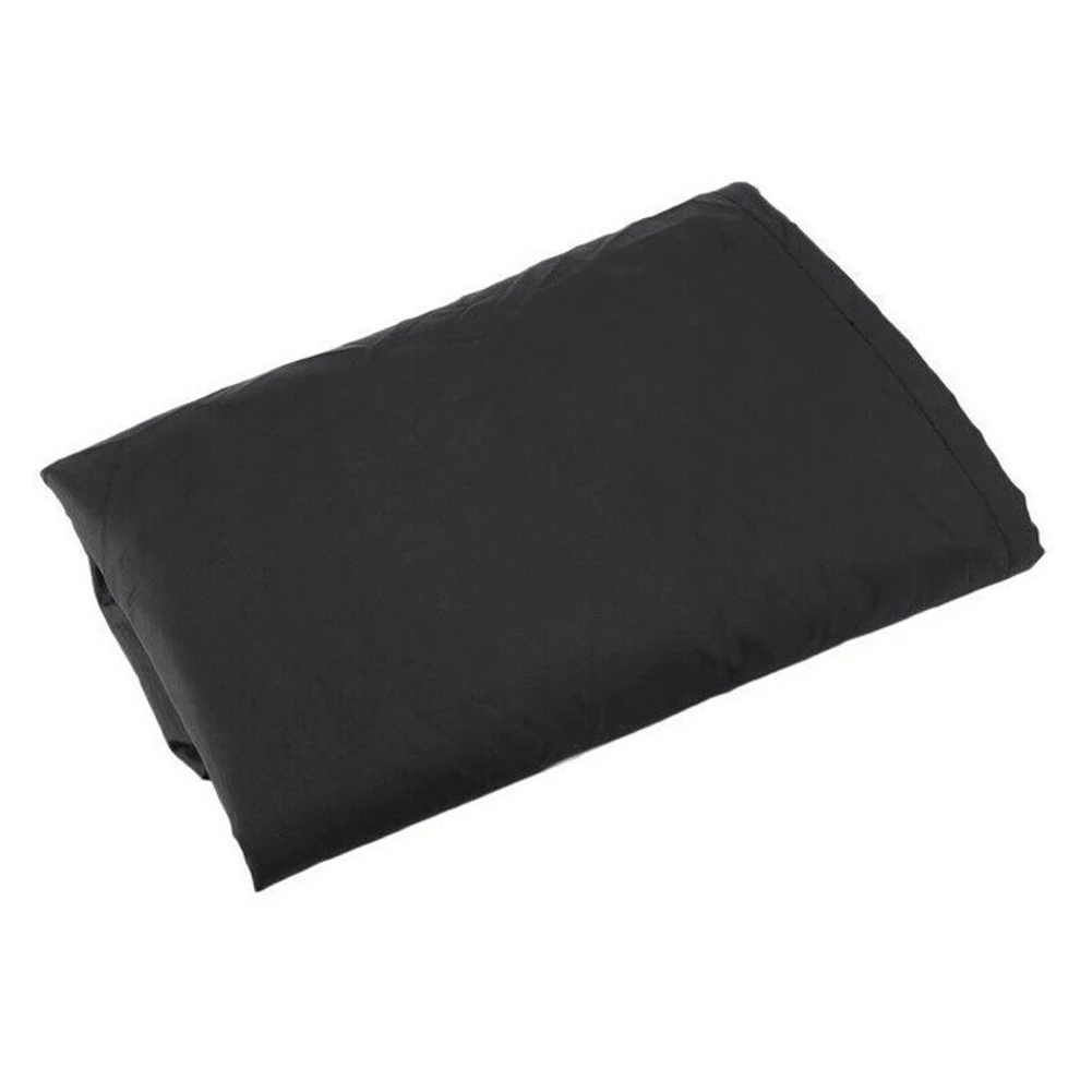 

1pc Round Fire Pit Cover Round Fire Pit Cover UV Protector Outdoor Yard Black