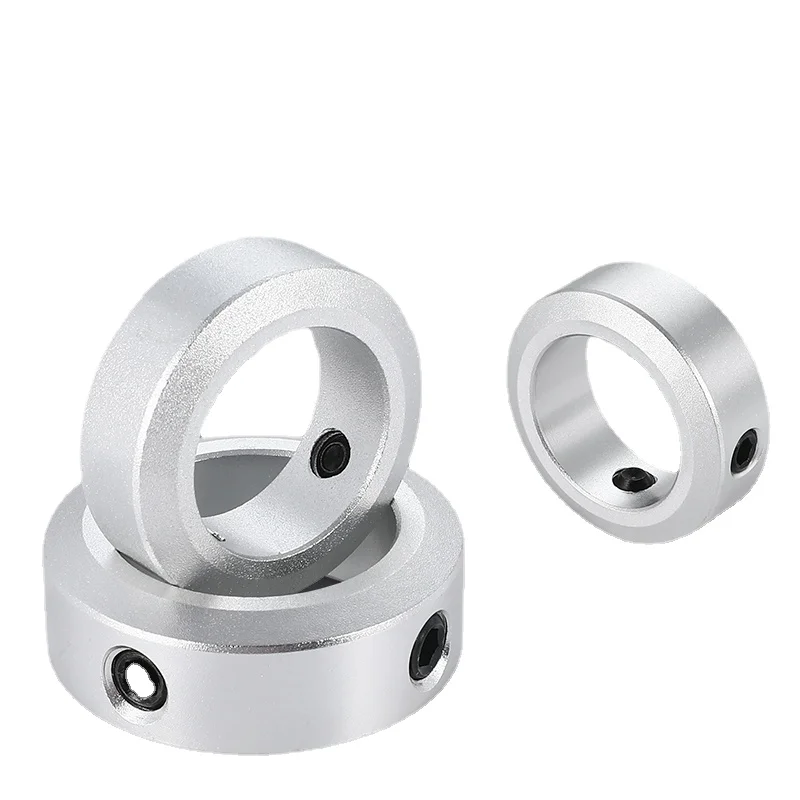 

4PCS Retaining Ring Stop Screw Type Retaining Ring Shaft Retainer Locator SCCAW Aluminum Alloy Limit Rings SCCAW8 ID 8-40mm