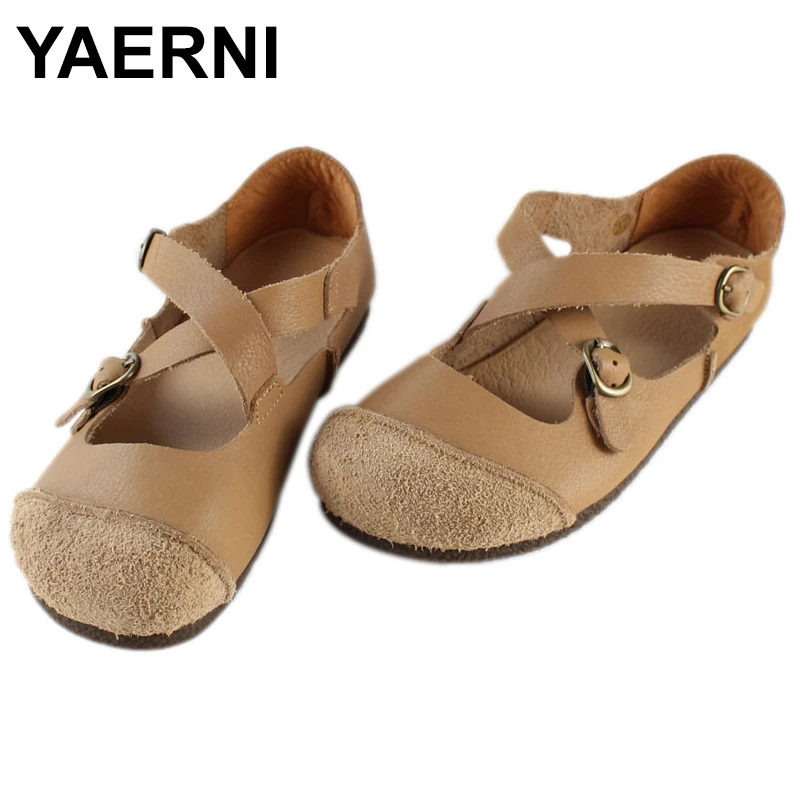 

Женские туфли из натуральной кожи, на плоской подошве