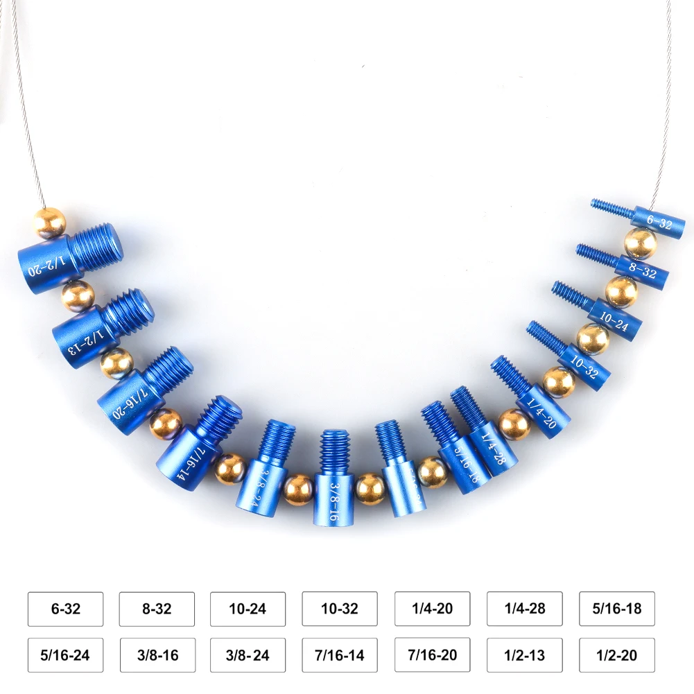 Набор Резьбовых Манометров SWTC Для Проверки Болтов И Гаек 14 Дюймов 12 Метрических