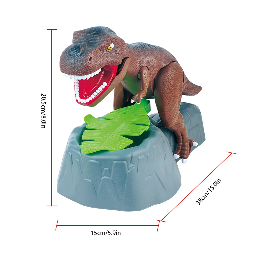 

Creative Dinosaur Toy Set Cartoon Animal Toy ABS Light Sound Parent-child Interactive Game Kid Boys Girls Birthday Festival Gift