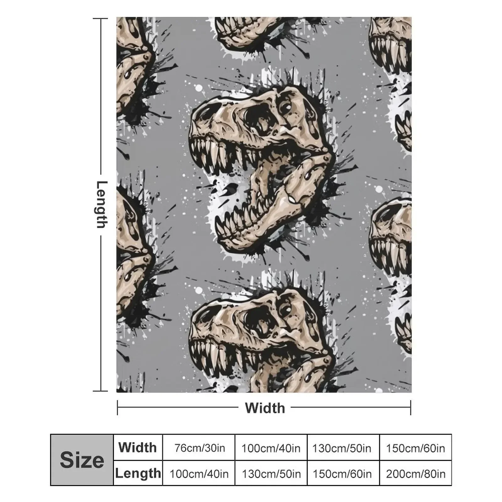 Динозавр - тираннозавр рекс trex t-rex Плед Одеяла из фланелевой ткани и летние