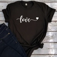 love shirt women valentines gift for girlfriend graphic tees women harajuku print tshirt valentines day love tee 2022 new tee