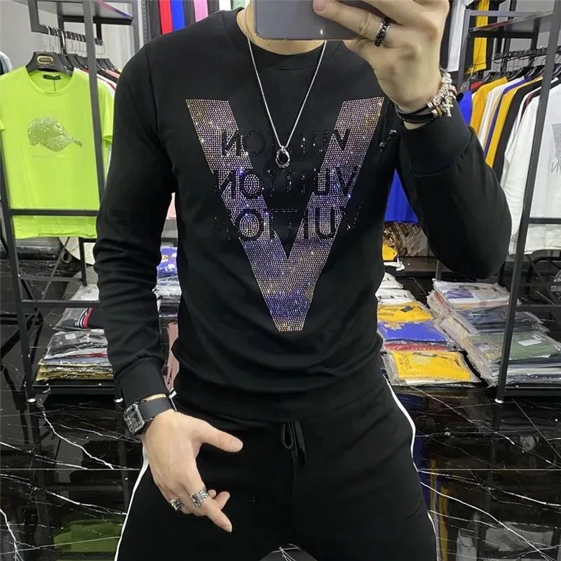 Мужские толстовки Осень-зима 2024 уличная одежда новый дизайн свитера