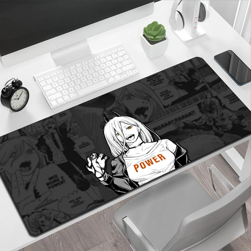 

Chainsaw Man Pad Mouse Mats Pc Gamer Accessories Xxl Mousepad Speed Computer and Office Deskmat Large Desk Mat Deskpad Playmat