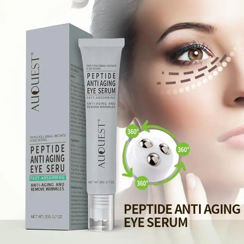 

Eye Cream Egf Peptide Serum Remove Dark Circles Wrinkles Collagen Repair Skin Anti Skin Care Firming 20g Aging B7e3