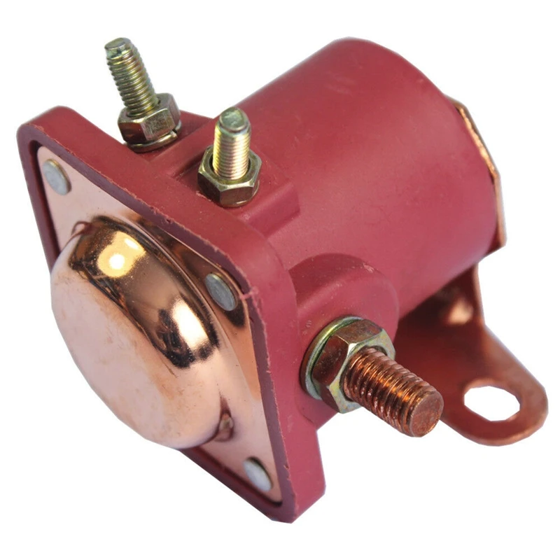 New Red Solenoid Relay 12V Heavy Duty For Ford Starter 1965 - 1986 E6ef 11001 Aa Sr550x Car Truck SW3 SNL135