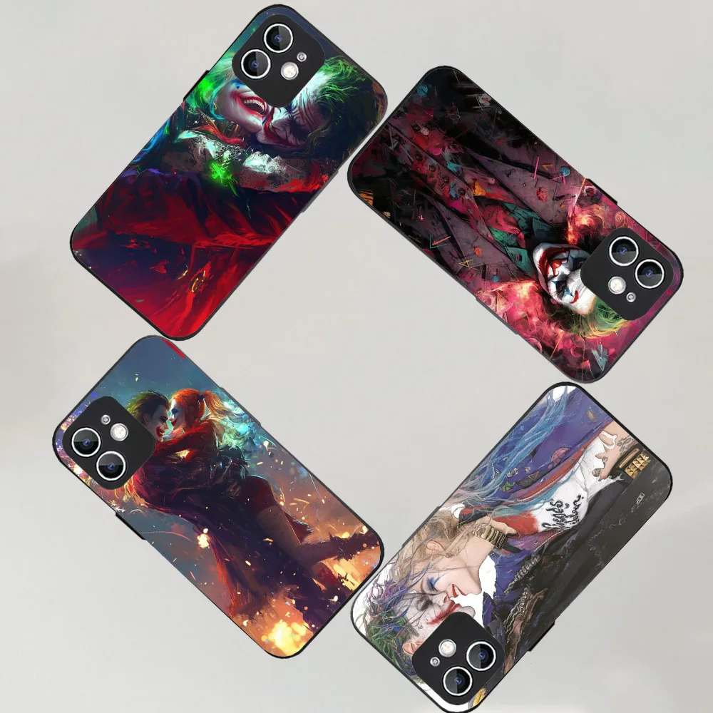 Черный силиконовый чехол WA-33 Joker-DC для Redmi 12 12S 13 13C Note 6 7 8 8T 9 9T 10 Pro Max