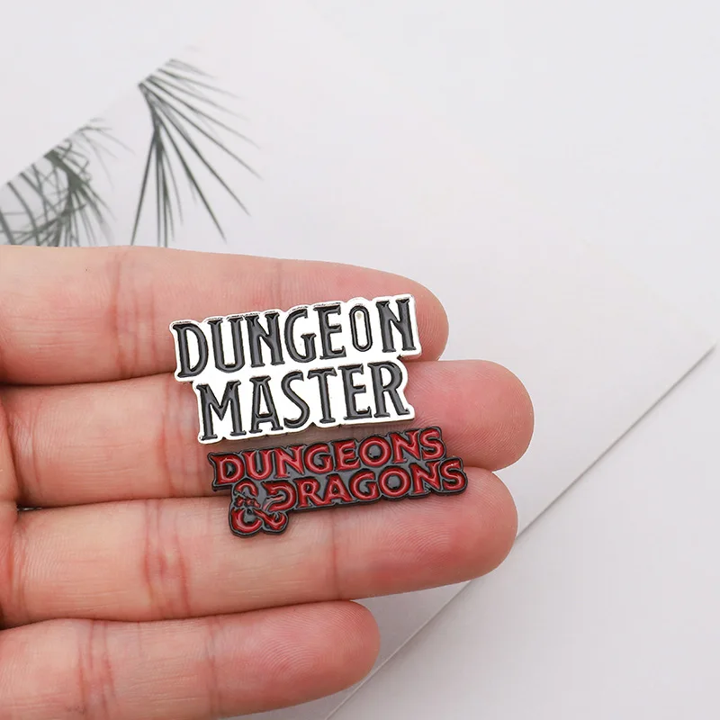 Значок из сплава с эмалью подземелья и дракона DnD Dungeon Master брошь для одежды значок