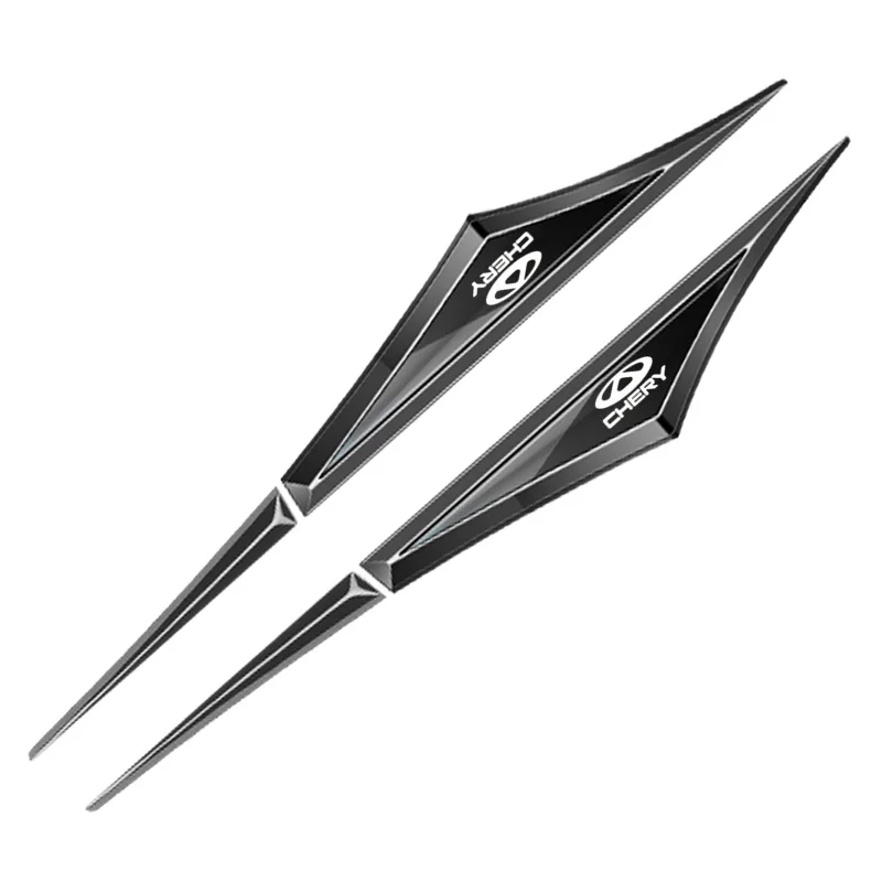 

2 шт., автомобильные хромированные модифицированные боковые двери для кузова автомобиля, лезвия, автомобильные наклейки для Chery Tiggo 8 Pro 7 Arrizo 5 Tiggo 8 PLUS, автомобильные аксессуары