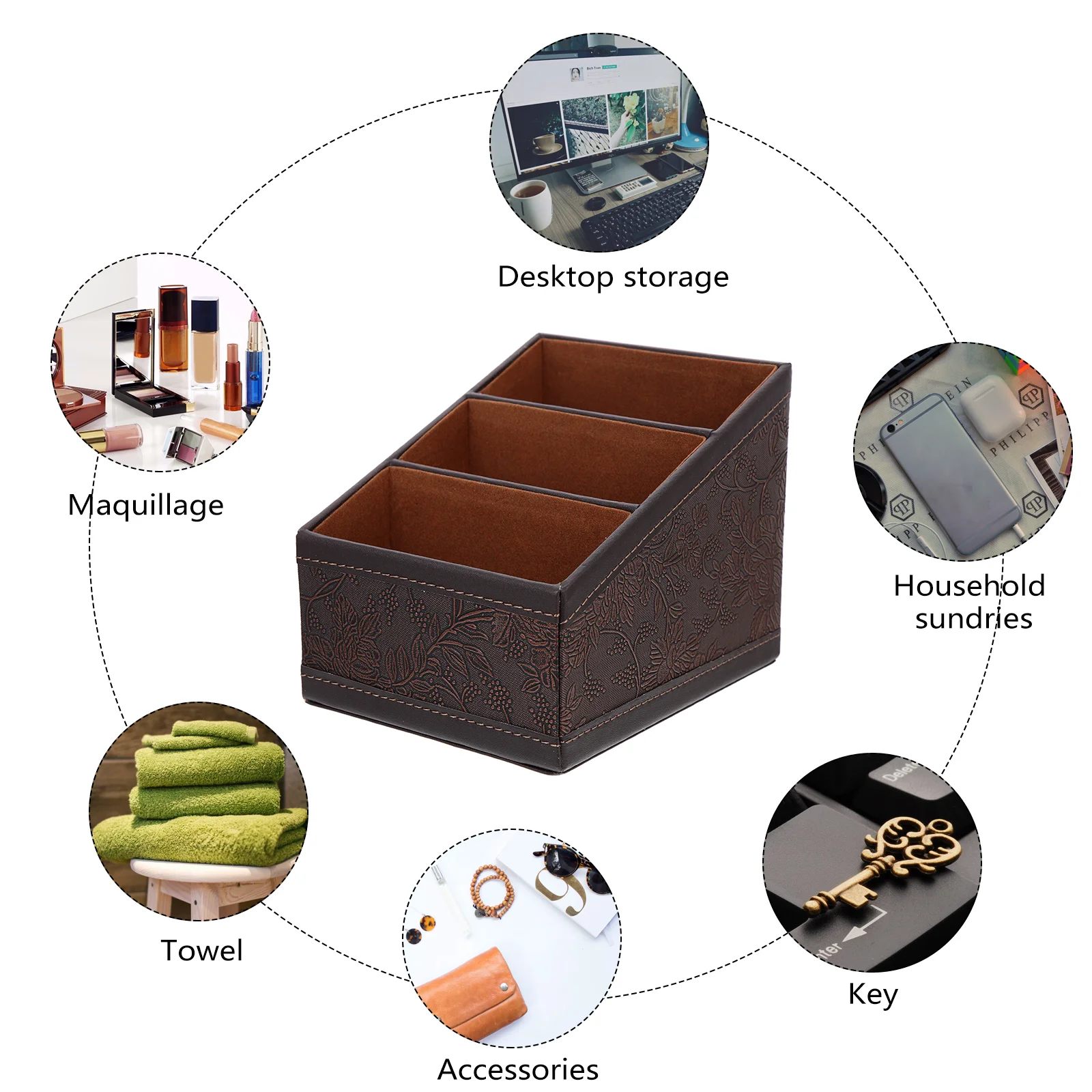 Подставка Трапециевидный ящик для хранения сотового телефона Автомобильное