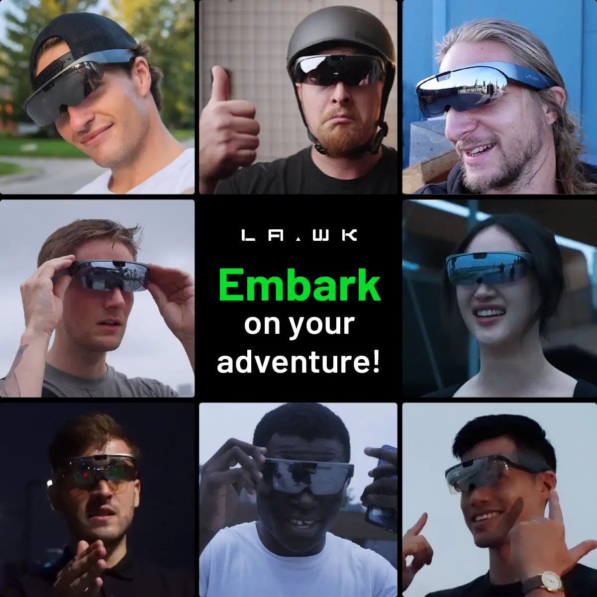 LAWK Смарт очки мета объектив S3 4K высокой четкости фото и видео Открытый Велоспорт