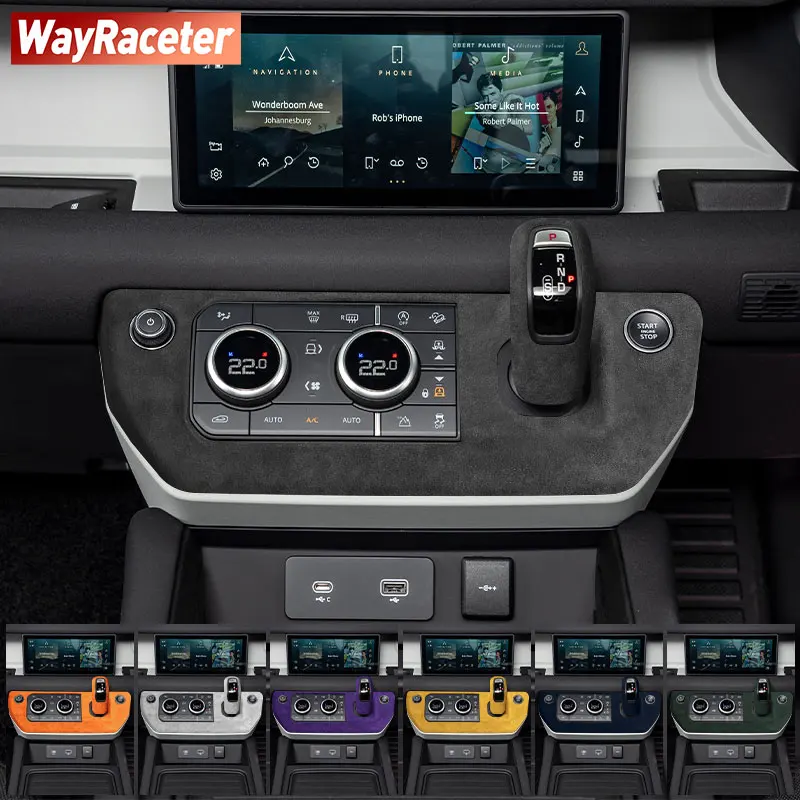 Изготовлен из алькантары LHD и RHD чехол для рычага переключения передач приборной