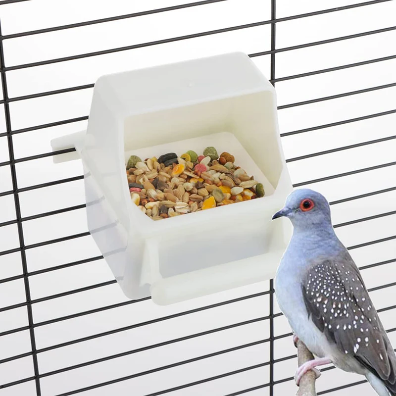 

Семейная коробка, кормушка с пионами, жемчужиной для птиц, чашка для еды, клетка для еды, контейнер для еды, аксессуары для птичьей клетки Starling