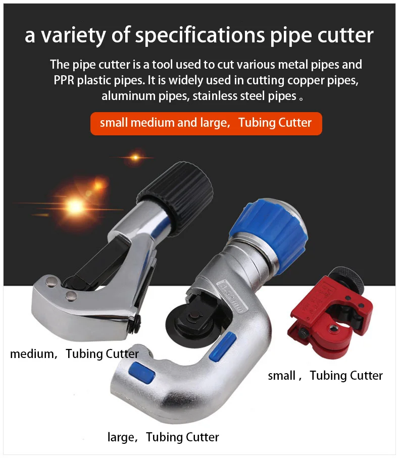

Tubing Cutters Copper Metal Tube Cutter Pipe Slice Aluminum Iron Knife Cut Plumbing Tool