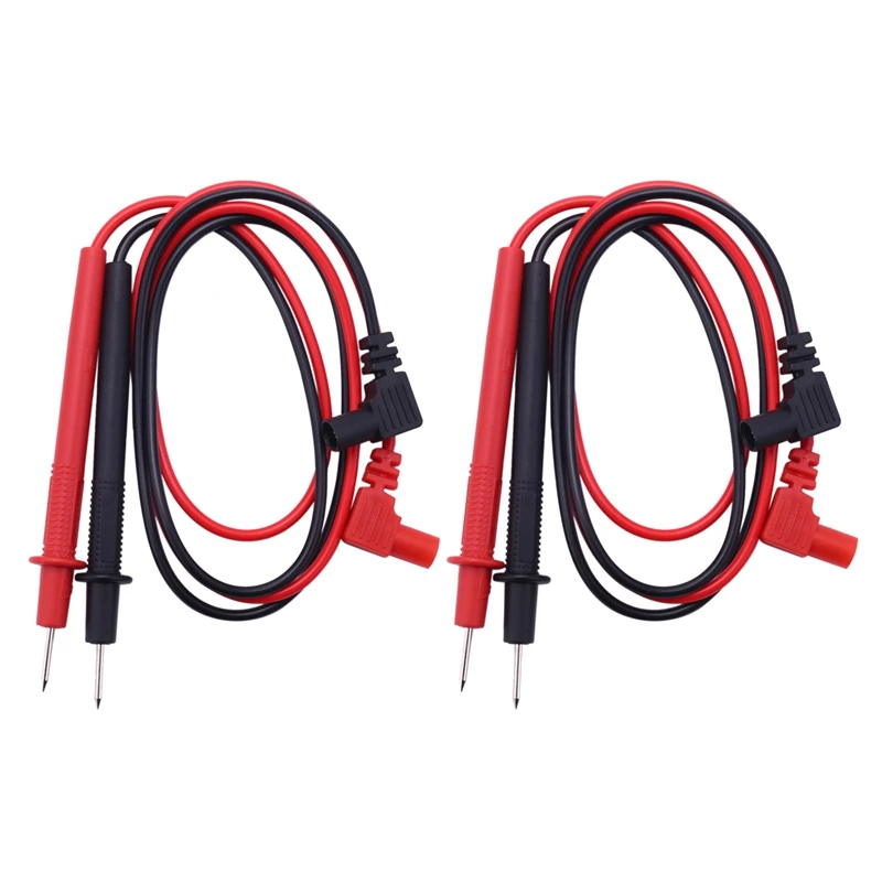 

4Pcs 70Cm Replacement Red And Black Test Leads/Probes For Digital Multimeter