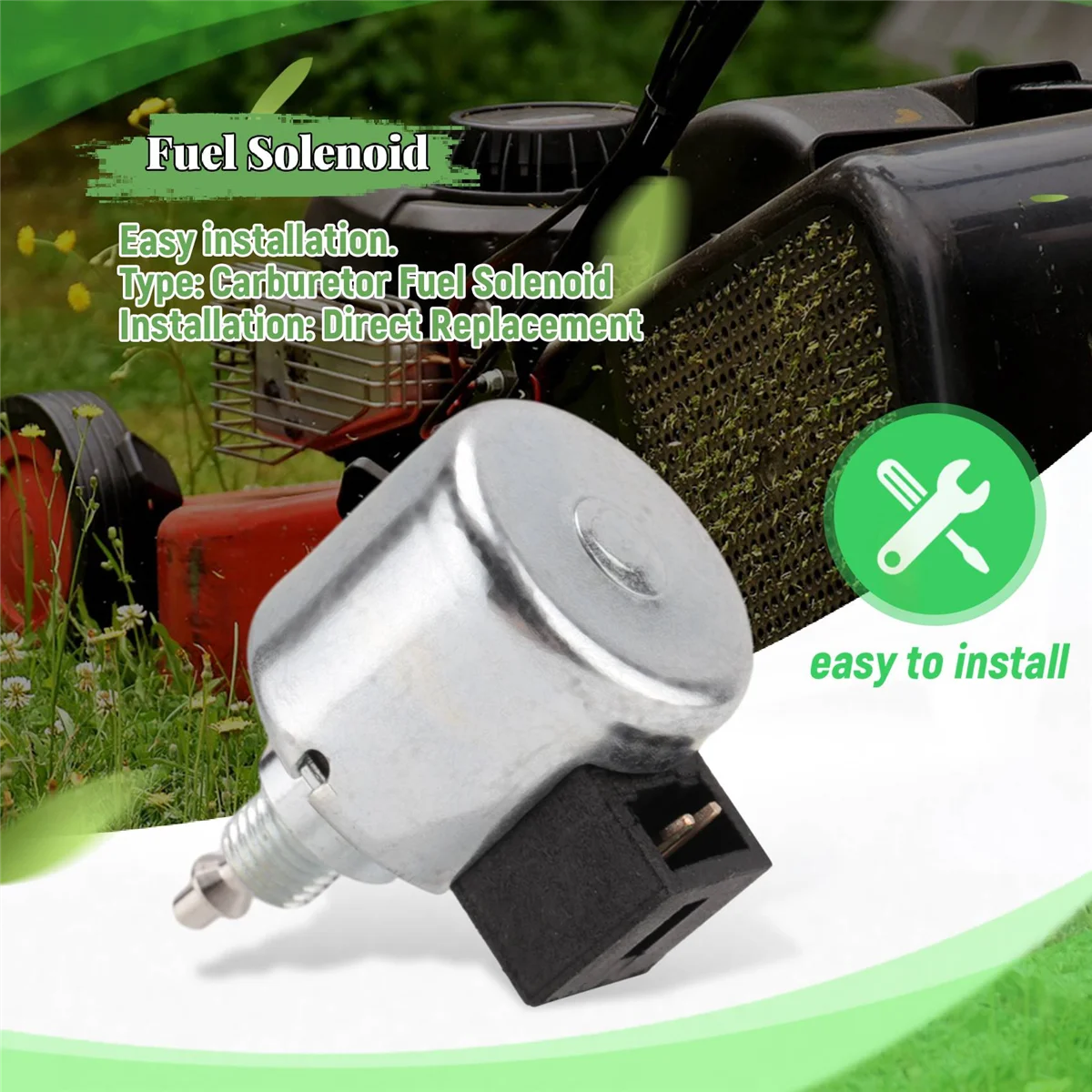 Замена соленоида отключения подачи топлива карбюратора для Briggs &amp Stratton 694393 с