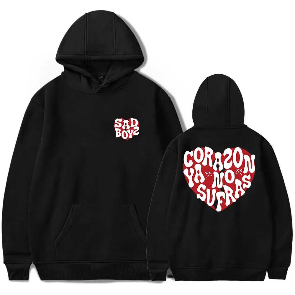 Толстовки Junior H No Sufras Singer Tour Merch толстовки для женщин и мужчин топ с капюшоном