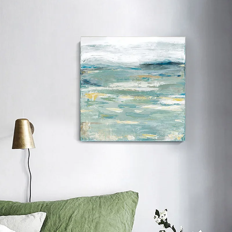 

1800988 Digital oil painting European decorative painting spray-painted landscape oil painting living room mural