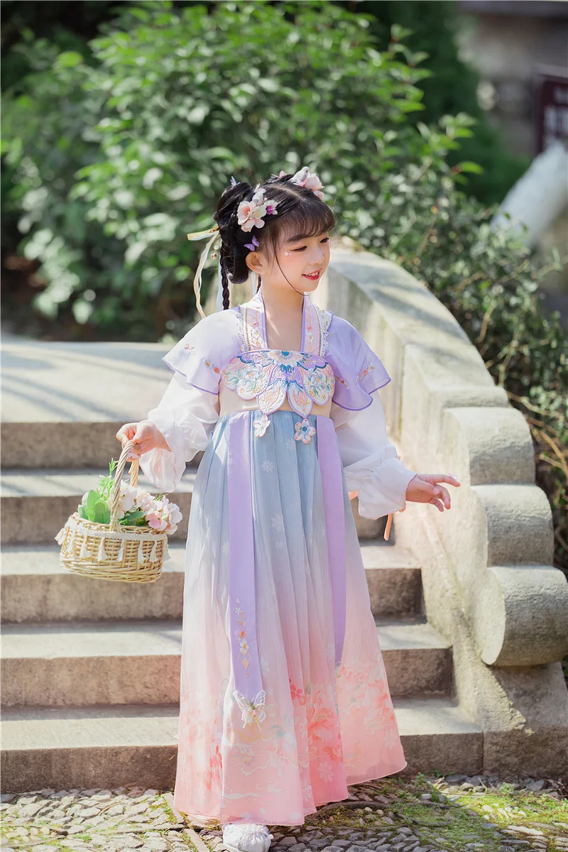 Женский костюм в стиле династии ханьфу традиционное китайское платье для