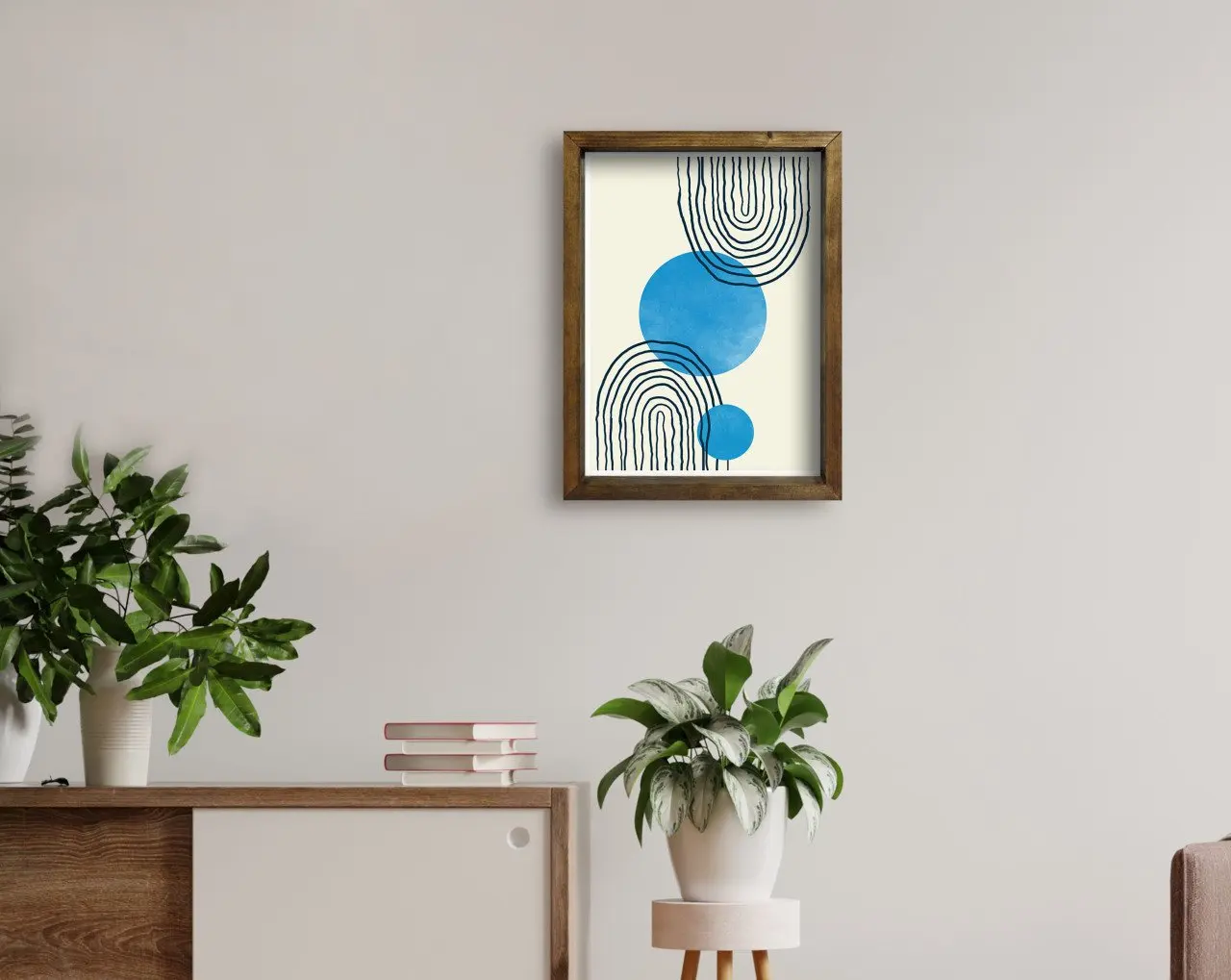 

BK Home натуральный деревянный стол 45x65 см-55